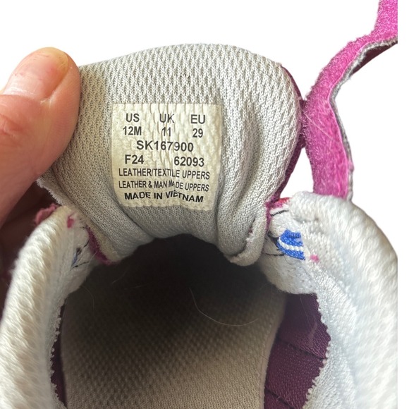 Saucony Kids Cohesion Purple Blue Athletic Sneakers SK167900 Size 12M - Picture 7 of 7